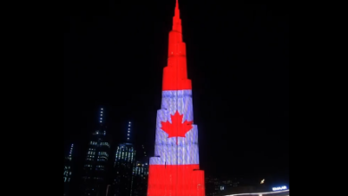 Canada day in Dubai